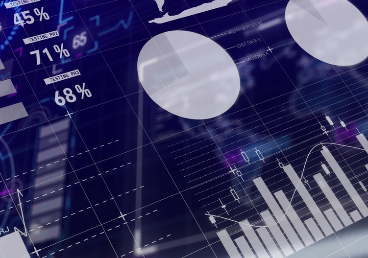 Dashboard empresarial moderno mostrando gráficos de performance, métricas de vendas e indicadores financeiros em tempo real